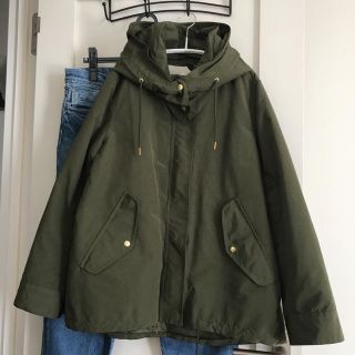 ユナイテッドアローズグリーンレーベルリラクシング(UNITED ARROWS green label relaxing)の美品 グリーンレーベルリラクシング ボア モッズコート 40(モッズコート)