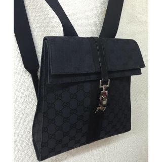 グッチ(Gucci)のＧｕｃｃｉ ジャッキー金具 キャンバスリュック(リュック/バックパック)