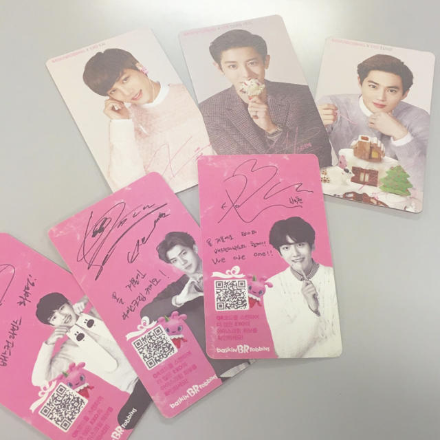 EXO K × BASKINROBBINS カード エンタメ/ホビーのタレントグッズ(アイドルグッズ)の商品写真