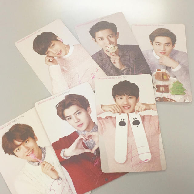 EXO K × BASKINROBBINS カード エンタメ/ホビーのタレントグッズ(アイドルグッズ)の商品写真