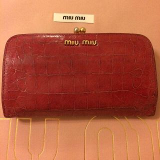 ミュウミュウ(miumiu)のMIUMIU♡ガマ口お財布(財布)