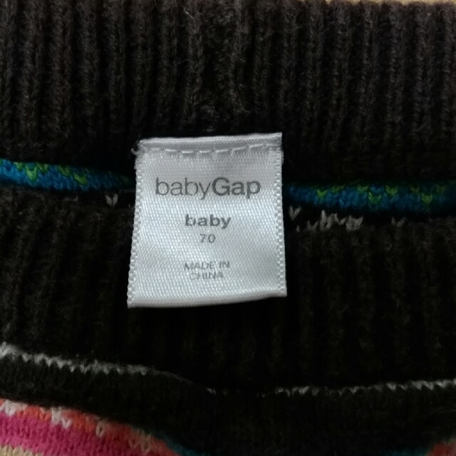 babyGAP(ベビーギャップ)の美品★ベビーギャップ　ニットパンツ　70㎝ キッズ/ベビー/マタニティのベビー服(~85cm)(パンツ)の商品写真