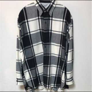 dairiku 19aw オーバーサイズ　チェックシャツ