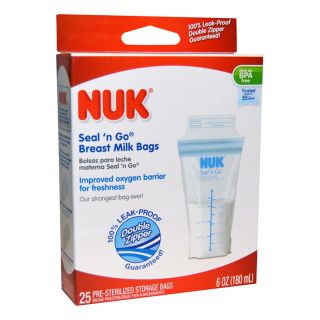 新品★NUK 25枚入り母乳保存バッグ(その他)