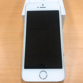 アップル(Apple)の電池交換済み！iPhone5s 64GB シルバー 格安SIM利用可能(スマートフォン本体)