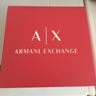 アルマーニエクスチェンジ(ARMANI EXCHANGE)のアルマーニ エクスチェンジ ヘッドフォン レッド(腕時計(アナログ))