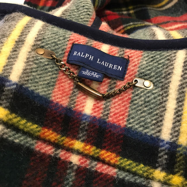 Ralph Lauren(ラルフローレン)の新品同様RALPH LAUREN ラルフローレン ダッフルコート 23 キッズ/ベビー/マタニティのキッズ服女の子用(90cm~)(コート)の商品写真