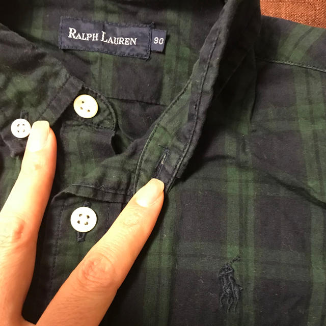 Ralph Lauren(ラルフローレン)のボタンダウンシャツ ラルフローレン キッズ/ベビー/マタニティのキッズ服男の子用(90cm~)(ブラウス)の商品写真