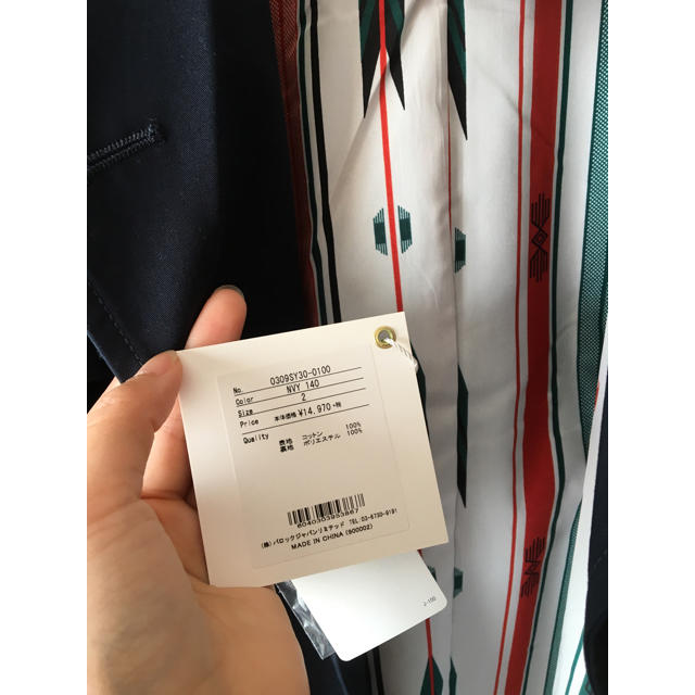 SLY(スライ)の【新品未使用】SLY ロングトレンチコート ネイビー レディースのジャケット/アウター(トレンチコート)の商品写真