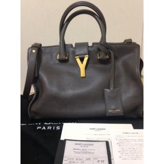 サンローラン(SAINT LAURENT)のサンローラン ガバスシック グレー ショルダー付(ショルダーバッグ)