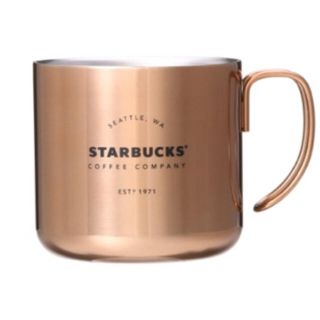 スターバックスコーヒー(Starbucks Coffee)の【新品・限定】レア　希少　スターバックス　ステンレスマグカッパー ゴールド(タンブラー)