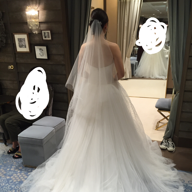 Vera Wang(ヴェラウォン)のトリートドレッシング ショートベール verawang レディースのフォーマル/ドレス(その他)の商品写真