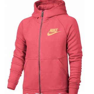 ナイキ(NIKE)のNIKE ナイキ ガールズ ウィンター スウェット ジップ パーカー (ジャケット/上着)