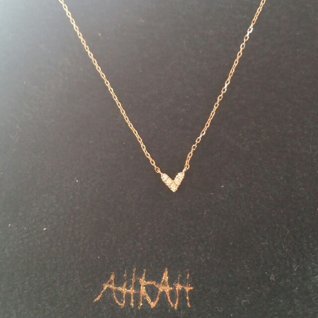 AHKAH - AHKAH ローラハート ネックレスの通販 by ☆little☆'s shop