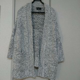 ザラ(ZARA)の美品ZARAロングカーディガンコートMサイズ(カーディガン)