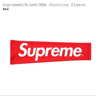 シュプリーム(Supreme)のSupreme  NBA  Shooting  Sleeve  Red  S/M(バスケットボール)