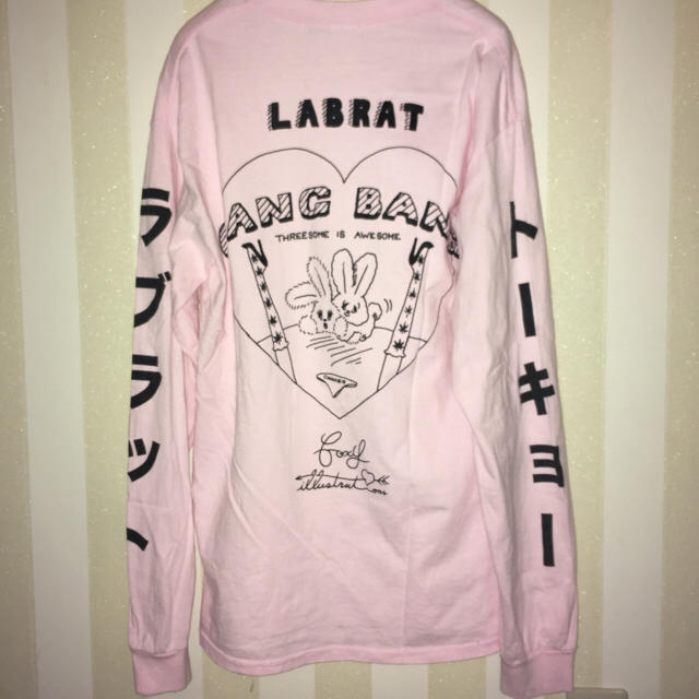 LABRAT(ラブラット)のlabrat  foxy  ロンT  袖プリ  ラブラット レディースのトップス(Tシャツ(長袖/七分))の商品写真