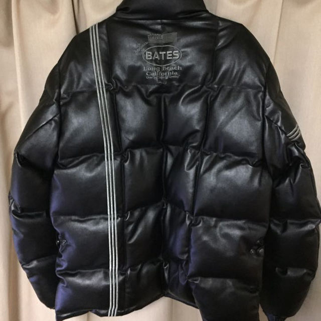 最終値下】【送料無料】BATES シンセティックレザー(ダウン)ジャケット