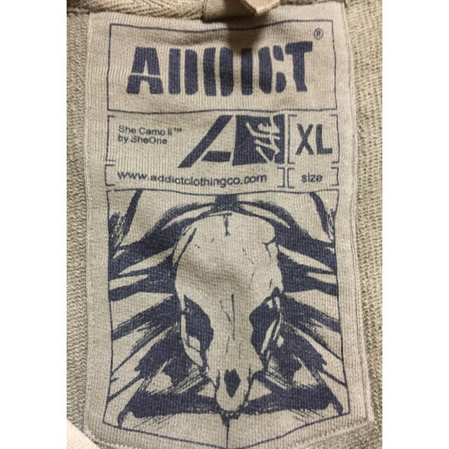 A.D.D.I.C.T 蛙 ADDICT アディクト Tシャツ　XL カエル