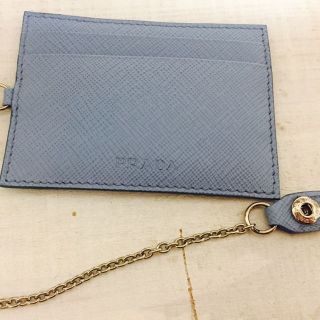 プラダ(PRADA)の【rie様用】未使用 PRADA 長財布付属の定期入れ カードケース(名刺入れ/定期入れ)