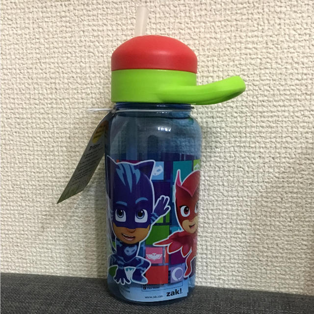 Disney(ディズニー)のレア！PJMASKSパジャマスク水筒 キッズ/ベビー/マタニティの授乳/お食事用品(水筒)の商品写真