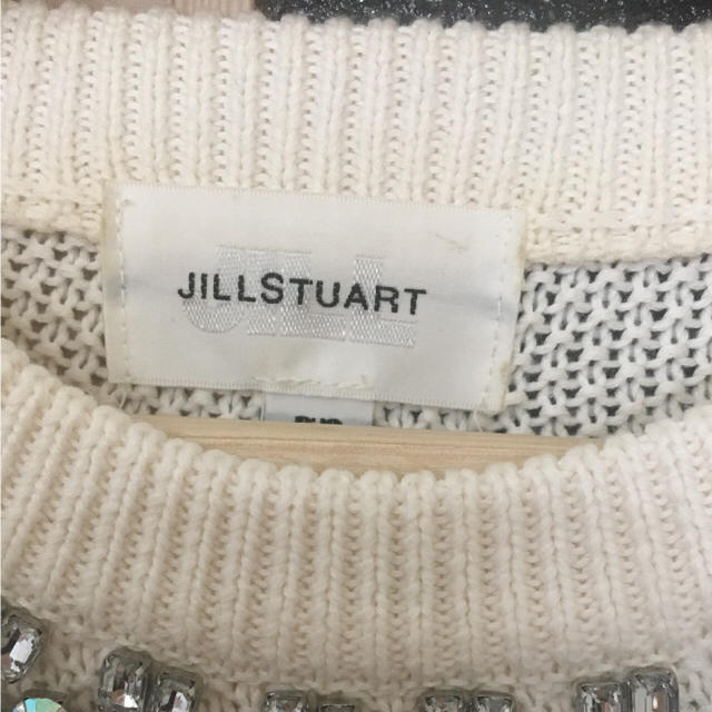 JILLSTUART(ジルスチュアート)のJILLSTUART ビジュー付ニット レディースのトップス(ニット/セーター)の商品写真