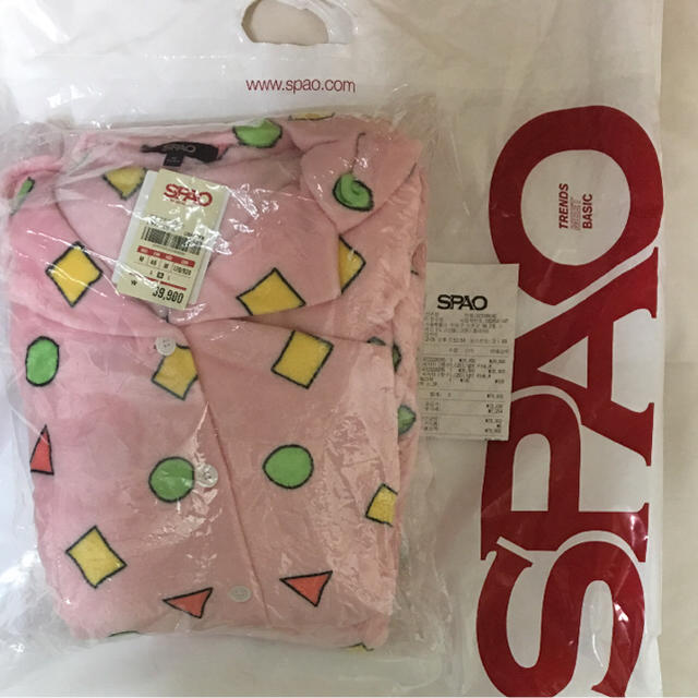 韓国 spao クレヨンしんちゃん パジャマ m 本物 ピンク フリマアプリ ラクマ