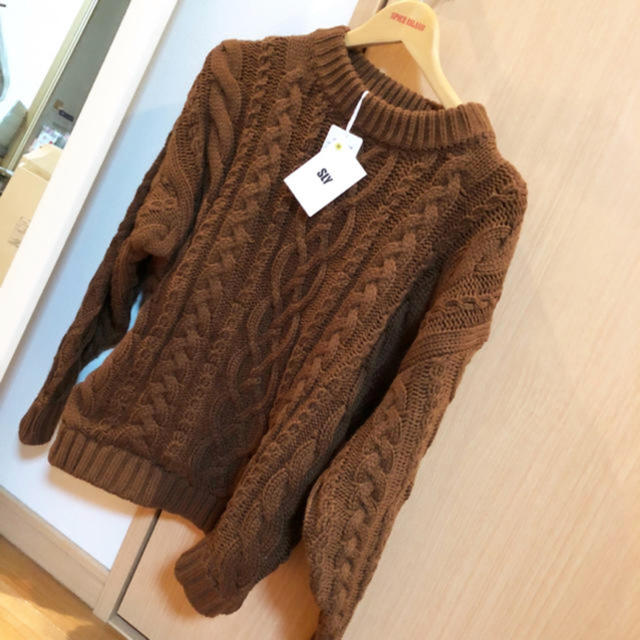 スライ 未使用タグ付き CABLE KNIT