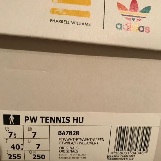 adidas(アディダス)の25.5cm Adidas originals PW tennis HU メンズの靴/シューズ(スニーカー)の商品写真