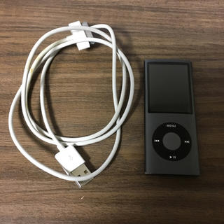 アップル(Apple)の【abc様専用】iPod nano 第4世代 8GB【充電ケーブル付き】(ポータブルプレーヤー)