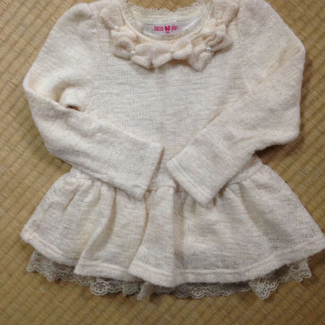 mezzo piano(メゾピアノ)のmezzopiano ニット セーター（120cm） キッズ/ベビー/マタニティのキッズ服女の子用(90cm~)(その他)の商品写真