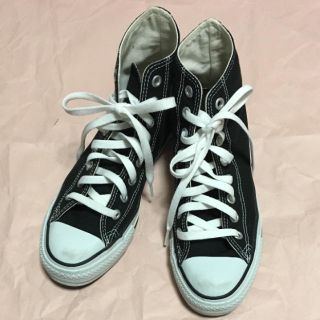 コンバース(CONVERSE)のコンバース オールスター  ハイカットスニーカー 黒 25cm 男女兼用可(スニーカー)