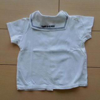 コムサデモード(COMME CA DU MODE)のセーラー　ボタンTシャツ　80cm(その他)