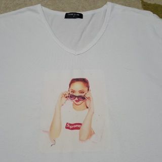 コムサイズム(COMME CA ISM)の中古　コムサイズム　安室奈美恵　Supreme 7分袖　ロンT　サイズL(Tシャツ/カットソー(七分/長袖))