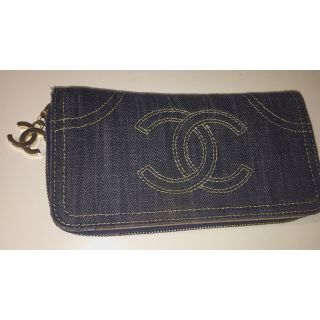 シャネル(CHANEL)のCHANEL デニム長財布(財布)