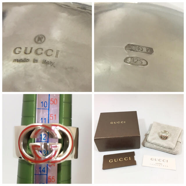 Gucci(グッチ)の新品仕上 希少品 グッチ インターロッキング ブリット リング 指輪 12号 レディースのアクセサリー(リング(指輪))の商品写真