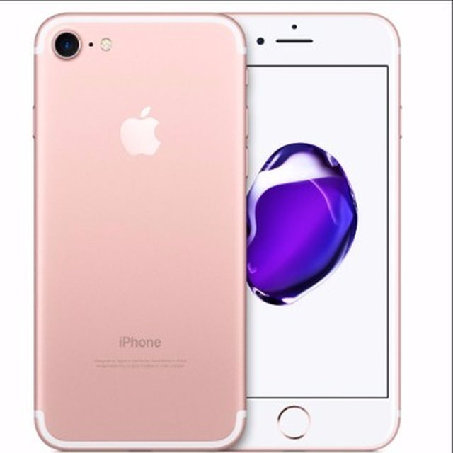 当店限定販売】 Iphone7 au SiMロック解除済 - Apple 128GB ローズ