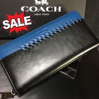 コーチ(COACH)のプレゼント用新品コーチ長財布F75209美しい光沢リップアンドリペアスポーツ(長財布)