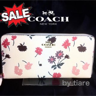 コーチ(COACH)の限定セール❣️新品コーチ長財布F55881フラワーコーテッド2017デザイン(財布)