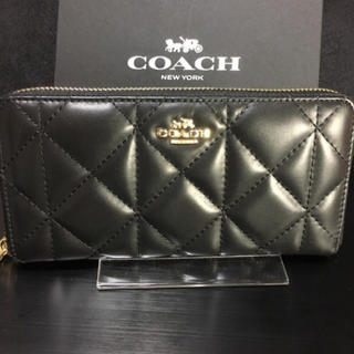 コーチ(COACH)の限定セール❣️新品コーチ長財布F53637優しい雰囲気キルトレザー(財布)