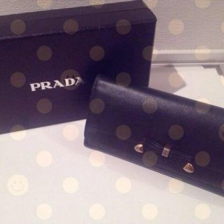 プラダ(PRADA)のPRADA 財布 black(財布)