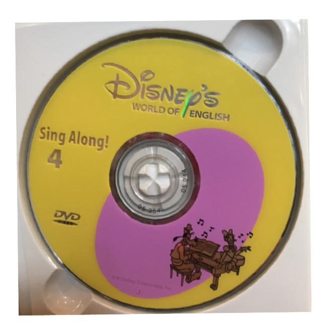 DWE シングアロング DVD4 中古品 再生確認済み キッズ/ベビー/マタニティのおもちゃ(知育玩具)の商品写真