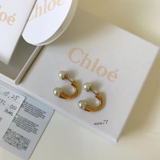 Chloe - 超美品【Chloe】DARCEY pierced クロエ ピアスの通販 by