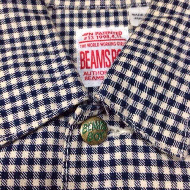 BEAMS BOY(ビームスボーイ)のBEAMS ギンガム Gジャン レディースのジャケット/アウター(Gジャン/デニムジャケット)の商品写真