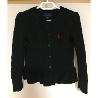 ラルフローレン(Ralph Lauren)のミントティー様 ラルフローレン 黒 カーディガン(カーディガン)