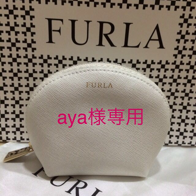 Furla(フルラ)のaya様専用♡FURLAポーチ ホワイト レディースのファッション小物(ポーチ)の商品写真