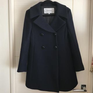 【美品】  J&M DAVIDSON / ジェイアンドエムデヴィッドソン | シングル ウール ロング コート | 8 | ブラック | レディース