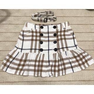 バーバリーブルーレーベル(BURBERRY BLUE LABEL)のBURBERRY♡チェックスカート(ミニスカート)