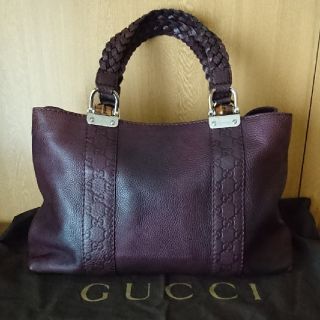 グッチ(Gucci)の0時まで限定お値下げ!!【美品】グッチ バンブー バッグ(トートバッグ)