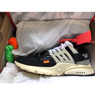 オフホワイト(OFF-WHITE)のNIKE エア プレスト オフホワイト(スニーカー)